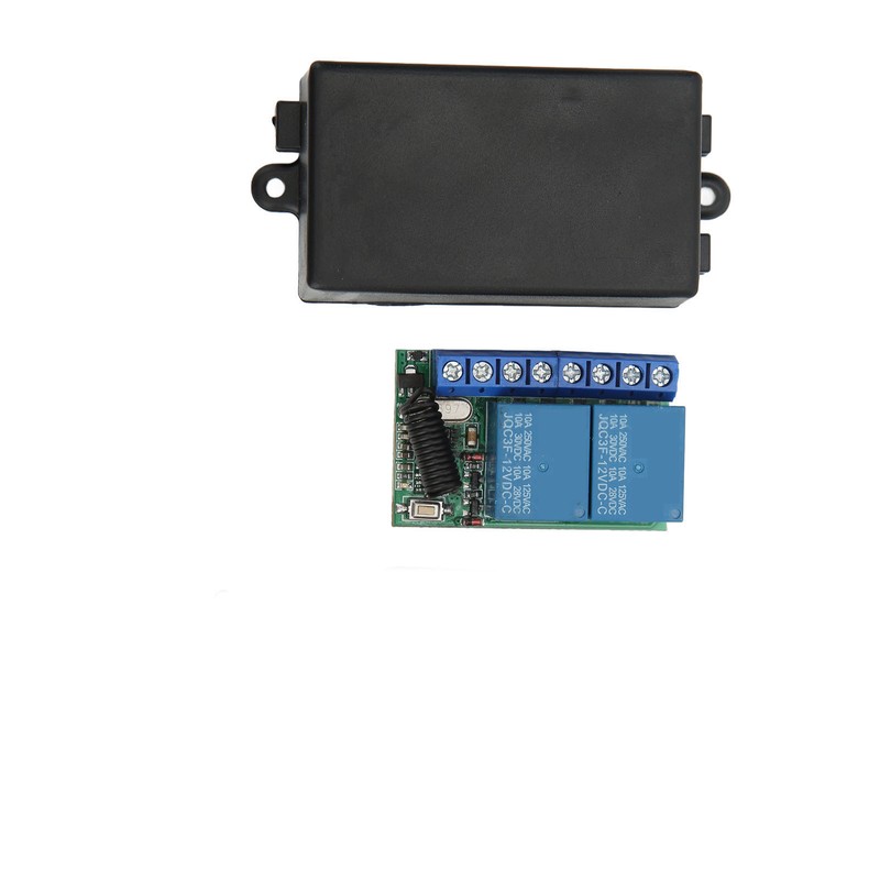 2 Channel Antitheft Alarm Wireless Relay Switch with Remote Control