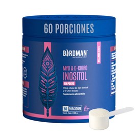 Birdman Myo & D-Chiro Inositol 4100 mg en Polvo | Alta Concentración en Proporción 40:1 | Fórmula Limpia Sin Aditivos | Suplemento Alimenticio de Alta Calidad | 60 Porciones | 246 g