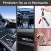 Gurtschneider Notfallhammer Auto 2 Stück, Notfallhammer Auto mit Gurtschneider, Federkörner