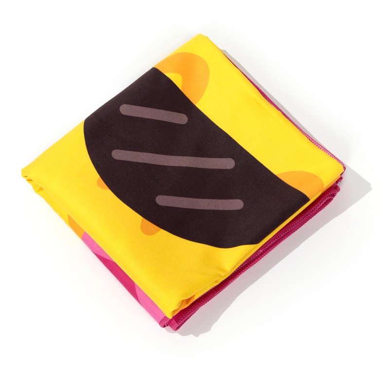 Puckator Good Vibes Only Pineapple Microfibre Beach Towel - Large