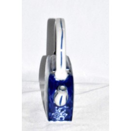 New Cobalt Blue & White Bunny Rabbit & Flowers Design Decorative Porcelain Tea Pot & Lid