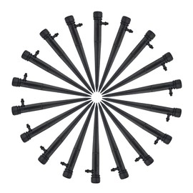 BGTXINGI 50PCS 360 Degree 8 Holes Irrigation Drippers Adjustable Drip Emitters Sprinkler Irrigation System Watering Kits for Flower Beds Vegetable Gardens Herbs