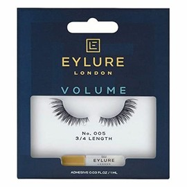 Eylure Volume Accent No. 005 Reusable Eyelashes, Adhesive Included, 1 Pair