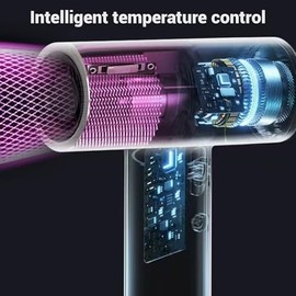 Secador de Pelo Inalámbrico, Secador de Alta Velocidad de 100.000 RPM, 3 Temperaturas, 9 Velocidades de Viento, Funciona con Pilas, bajo Nivel de...  
