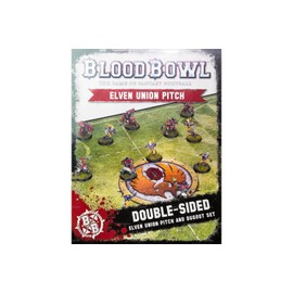 Games Workshop 99220910003" Blood Bowl Elf Pitch & Dugouts Board