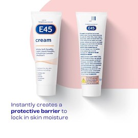 E45 Crema 1.76 onzas. | Emollient cream to soothe dry, itchy & irritated skin - Non-greasy, suitable for face, hands & eczema-prone skin