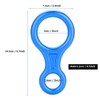 35KN Figure 8 Word Rope Descender Rappel Ring Rock Climbing