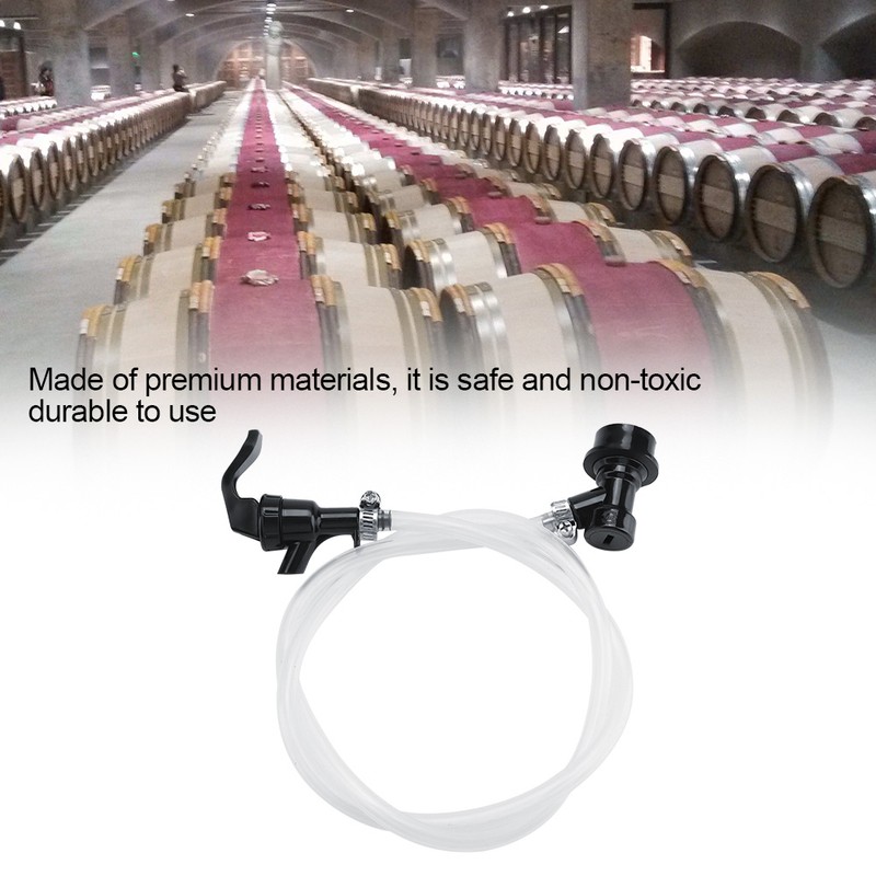 100cm Beer Hose with Party Picnic Tap and Ball Lock