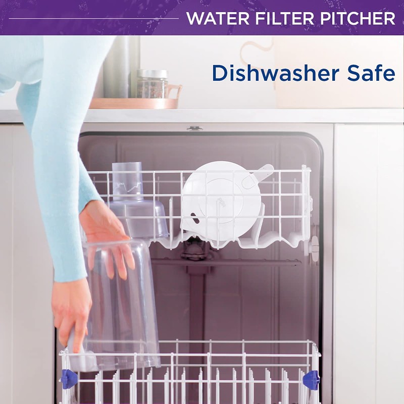 PUR CR1100CV Classic Water Filter Pitcher Filtration System, 11 Cup