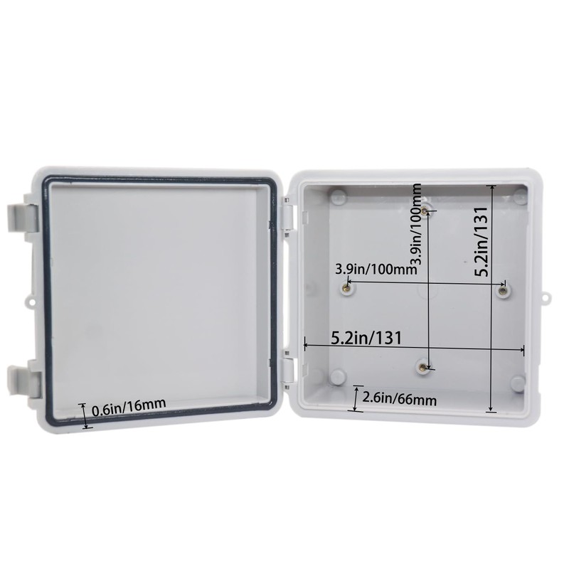 YETLEBOX Waterproof Electrical Box Dustproof Junction Box Weatherproof IP67 ABS