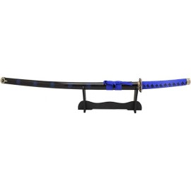 Snake Eye Tactical 40" Two Tone Blue Samurai Tactical Ninja Katana Japanese Sword with Stand