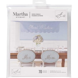 Plaid:Craft Paper Stencil Script Alphabet, Wood,Wooden,Metal, Multi-Colour