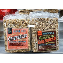 Cracker Trader Joe’s Norwegian Crispbread and Norwegian Crackers Seeds & Grains Crispbread (Two Bags)