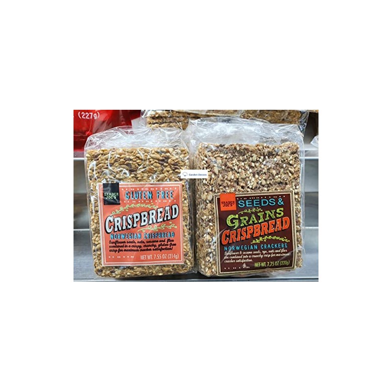 Cracker Trader Joe’s Norwegian Crispbread and Norwegian Crackers Seeds &