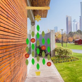 Wind Chimes Solar Windchimes Unique Solar Light Noisemakers,Glass Hanging Wind Chime with Solar Light for Home,Garden,Patio and Yard Decor