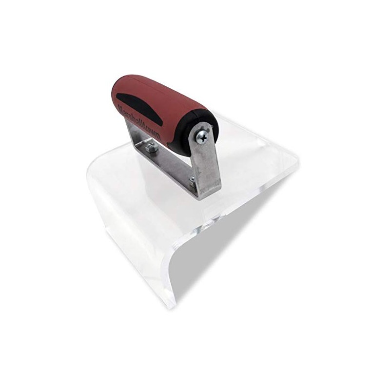 Marshalltown Outside Corner Step Trowel Tool with Durasoft Handle, Acrylic,