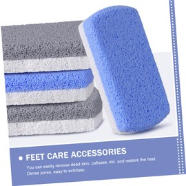 Mikinona 6Pcs Pumice for Feet Dual Color Foot Scrubbers Exfoliating Tools for Dead Skin Removal and Callus Care for Pedicure