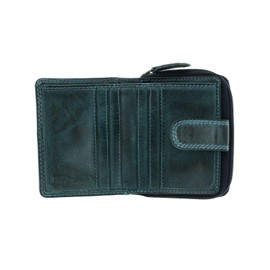 Chiemsee Leather Wallet Petrol, petrol