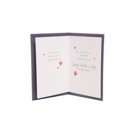 UK Greetings Valentine's Day Card For The One I Love - Stunning Red Heart Design