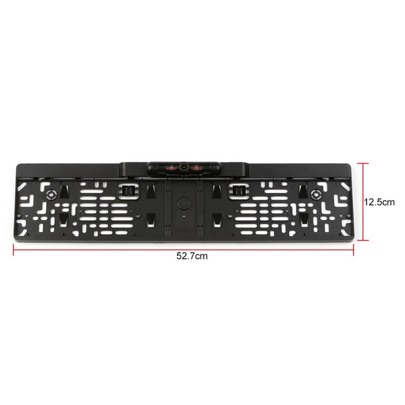 Car License Plate Frame Mounting Holder with IR LED Rear