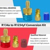 Boltigen R1234YF Quick Coupler, R1234yf to R134a Adapter,1234yf to 134a