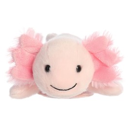 Aurora® Adorable Shoulderkins™ Axel Axolotl™ Stuffed Animal - Adorable Buddy That Can Go Everywhere with You - Perfect for Kids 3+ Years and Costumes - Pink 6.5 Inches