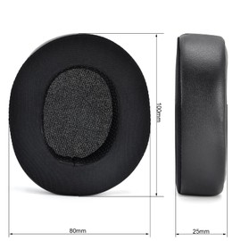 M50X Ear Pads Upgrade Thicker Ear Pads Silicone Gel - defean Replacement Ear Cushion Compatible with ATH-M50x M50 / Arctis 7 / Arctis Series/MDR-7506 V6 Headphone,High-Density Noise Cancelling Foam
