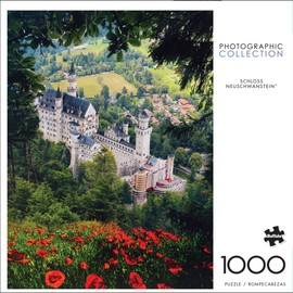 Buffalo Games - Florian Olbrechts - Schloss Neuschwanstein - 1000 Piece Jigsaw Puzzle for Adults -Challenging Puzzle Perfect for Game Nights - Finished Size is 26.75 x 19.75