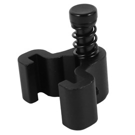 Gadpiparty 1Pc Black Barn Door Stopper Durable Sliding Door Floor Guide for Indoor Outdoor Use Prevents Wheels from Sliding Off Rail Convenient Installation