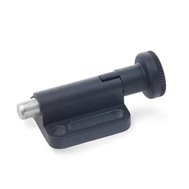Ganter Normelemente Locking bolt with button, 1 piece, GN 417-10-C