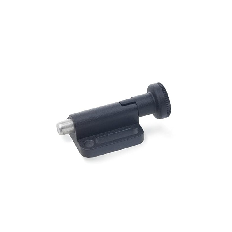 Ganter Normelemente Locking bolt with button, 1 piece, GN 417-10-C