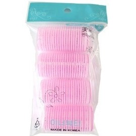 Inner Beauty Magic Hair Rollers (4-Pack, Large, Pink 0746) for Volume, Root Lift, Styling, and Bangs Roller 5ea
