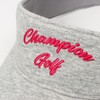 Champion CW-ZG702C Sun Visor, 100% Cotton, Adjuster, Graphic Logo Print,