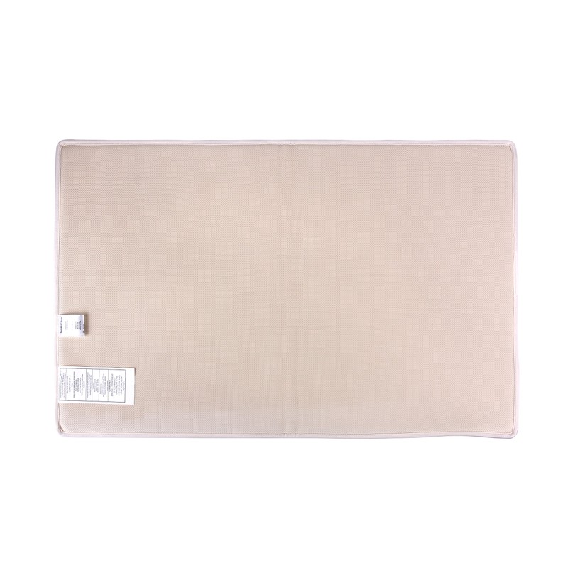 FABBRICA HOME Memory Foam Accent Rug in Solid - White