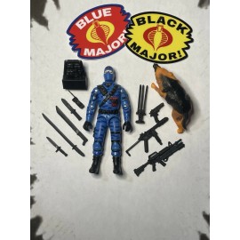 Black Major Custom Gi Joe Cobra Marine Firefly K9 Handler Commando Viper Wolf