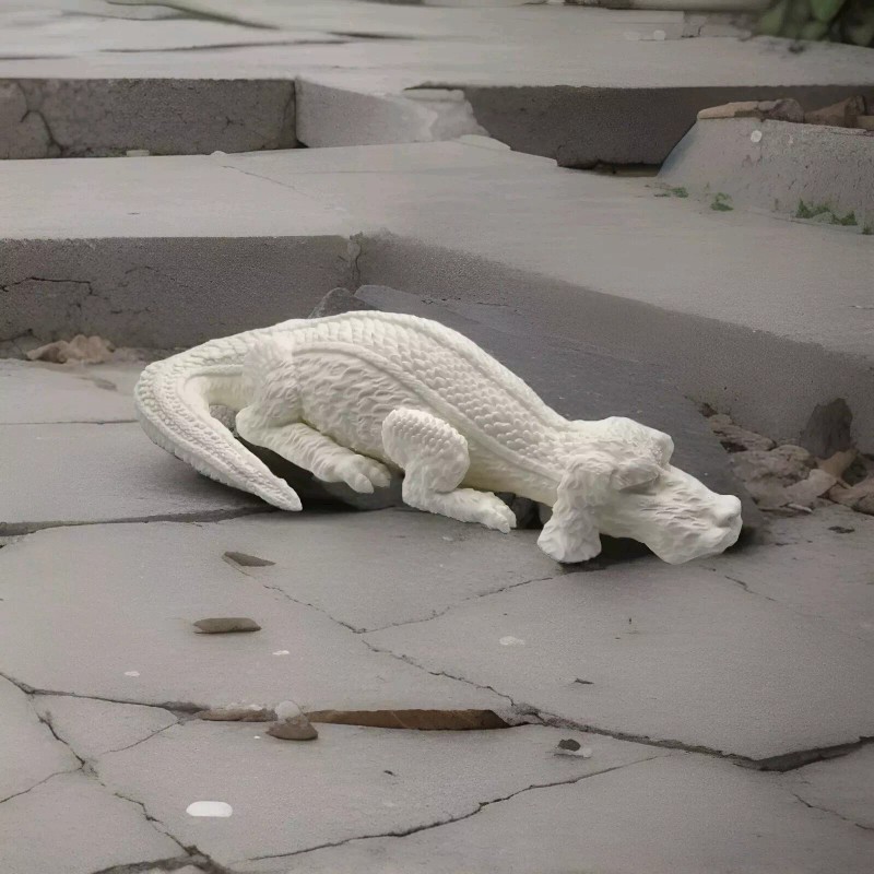 3D Printed Fdm Model of Falkor by Hex3d