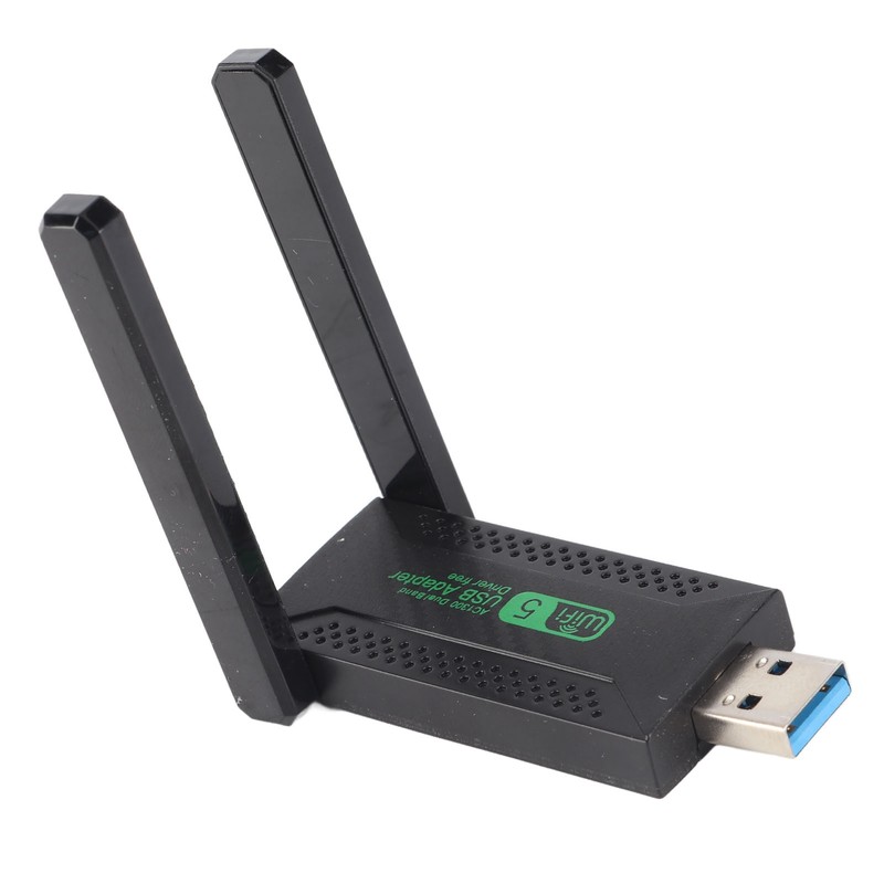 USB Wifi Adapter Dual Antennas Dual Band 5G 2.4G 1300Mbps