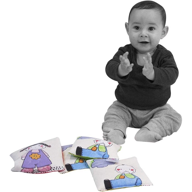 Cojín de semillas Aldonza (NIÑO OVEROL/TRASERO NUBE)
