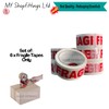 Packaging Essentials Bundle | Tape Dispenser, Fragile & Brown Packing