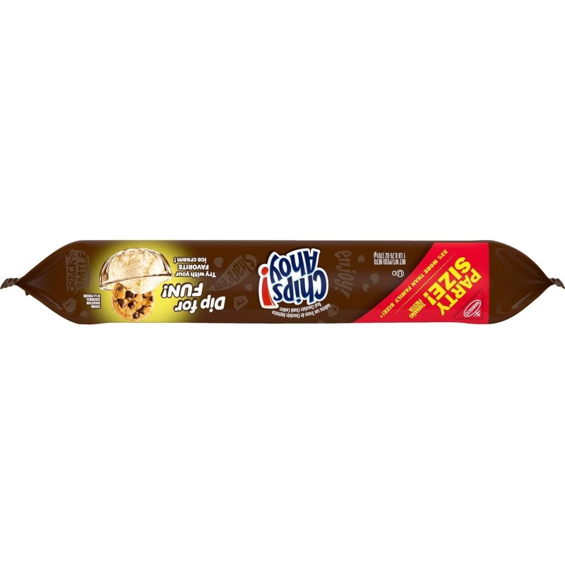 Chips Ahoy! Chunky Chocolate Chip Cookies, Party Size, 24.75 oz