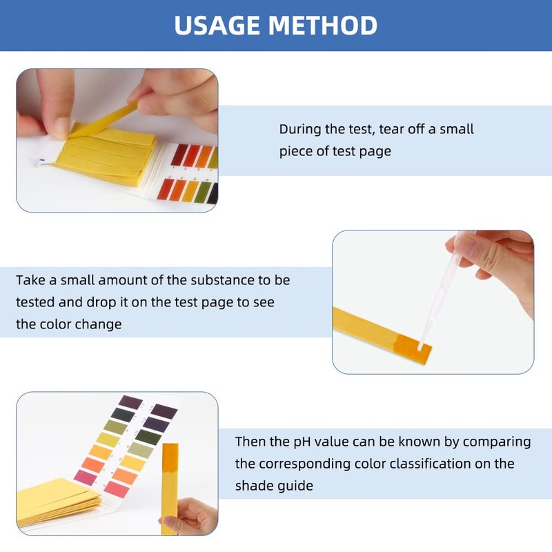 2 Pack pH Test Strips. 160 Strips Universal pH 1-14