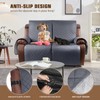 KinCam Waterproof Oversized Loveseat Recliner Cover, Non-Slip Reclining Couch Covers