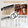JOZMMZEOOA Shower Curtain Rings, Pack of 100 Curtain Hooks, Inner