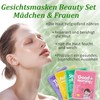 Soleneva 8 Stück Tuchmasken Gesicht - Gesichtsmasken Beauty Set Mädchen