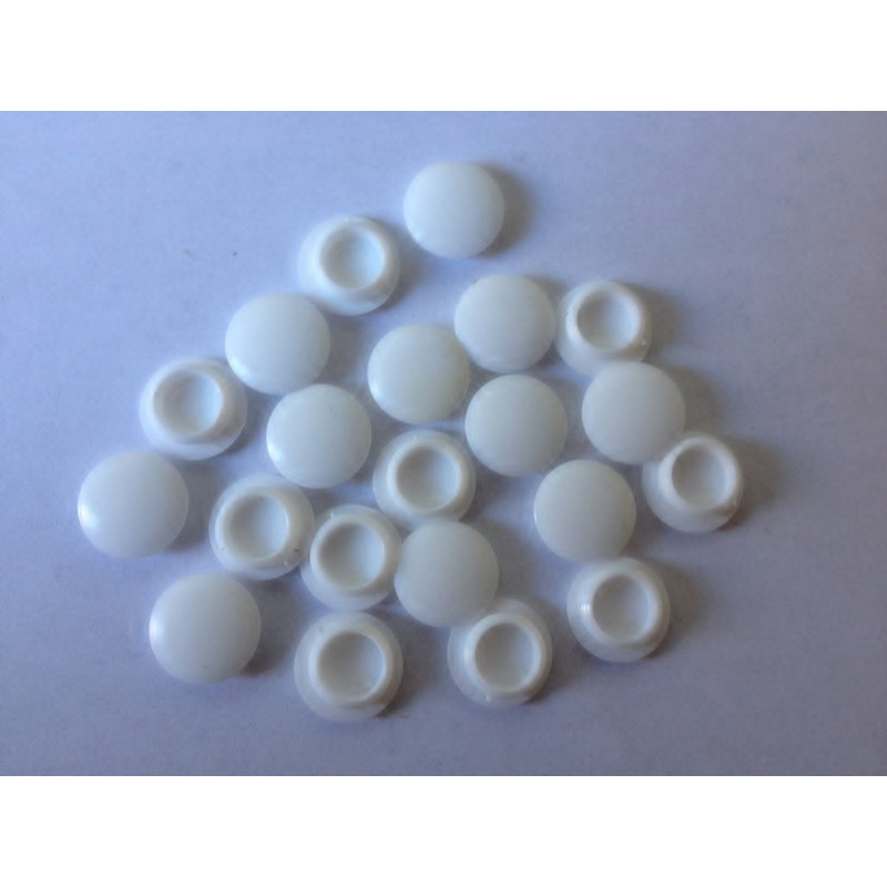 Hinge and Bracket Supplies 10Mm Hole Cover Caps 50 Pce