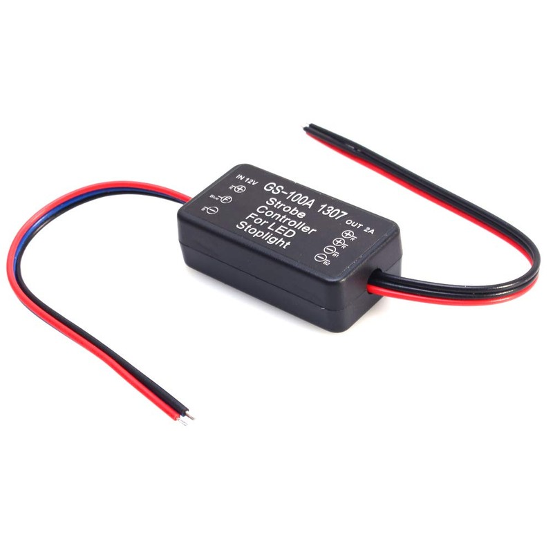 Fahrzeug Auto GS-100A 1307 LED-Brems-Bremslicht-Blitzmodul-Controller mit Einfacher Installation Verhindert Heckkollision