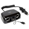 Ring Automotive RMS15 2-Way Multisocket with Micro USB and USB, 12 V, 2 A