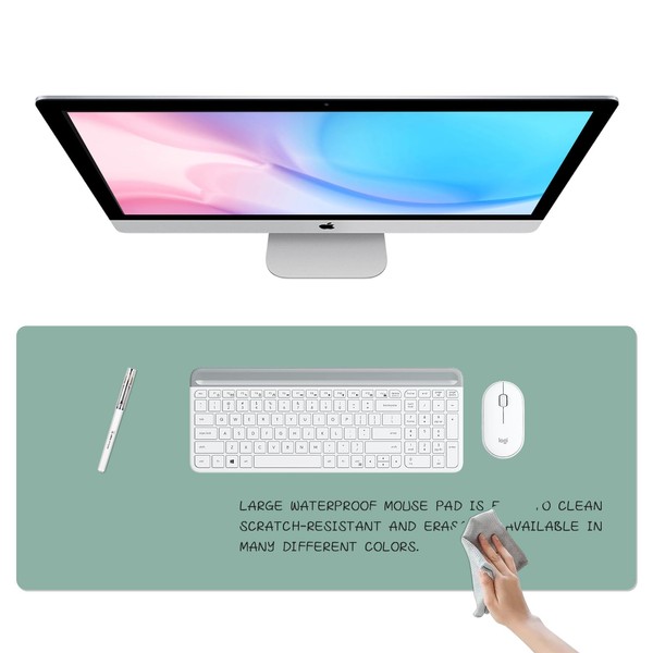 Dry Erase Desk Mat, Waterproof Desk Pad, Erasable Writing White