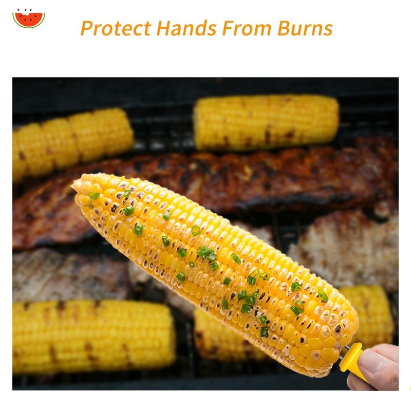 LaoChoes 20 Pcs Stainless Steel Corn on the Cob holders,
