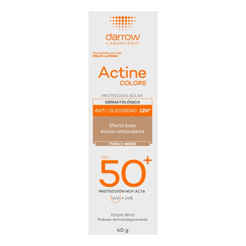 Darrow Actine Colors FPS 50+ | Protector Solar con Color